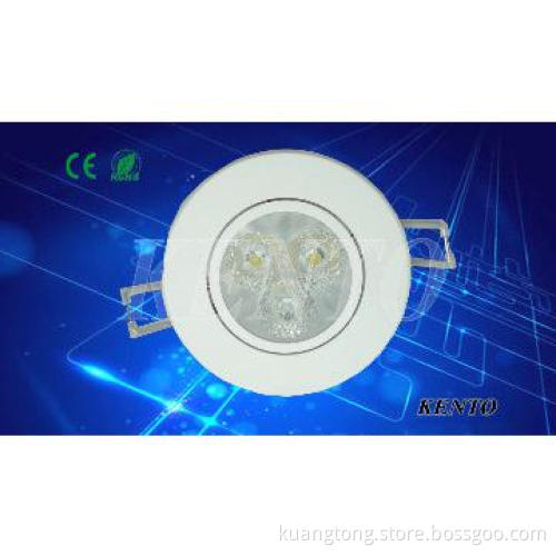 3W 3Leds Cool White Ceiling SpotLight Commercial Lamp